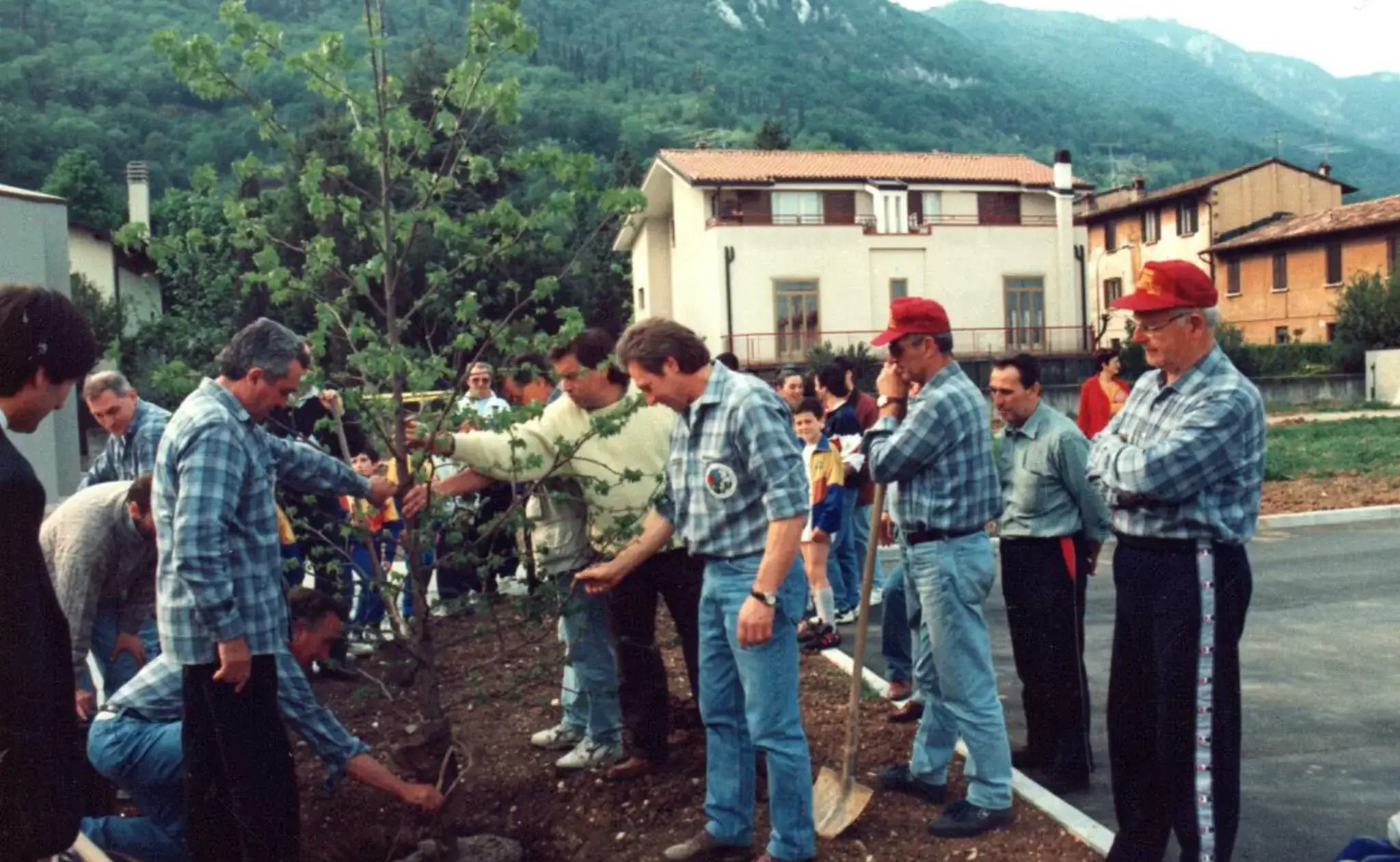Alberi giardino Chiesa padre kolbe aprile 1997 img20241129_21185353